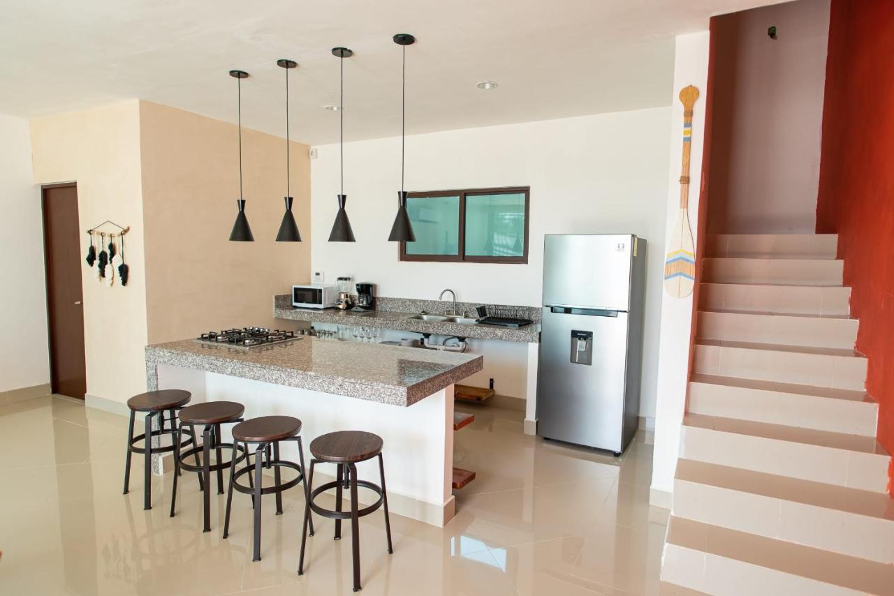 97982 New Modern Villa, Private Pool, High Internet Speed, 2 Blocks From The Beach Chicxulub Ngoại thất bức ảnh