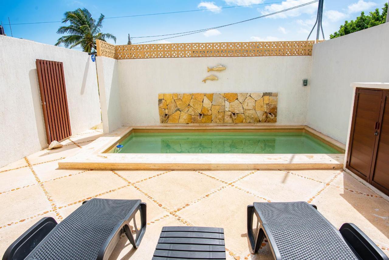 97982 New Modern Villa, Private Pool, High Internet Speed, 2 Blocks From The Beach Chicxulub Ngoại thất bức ảnh
