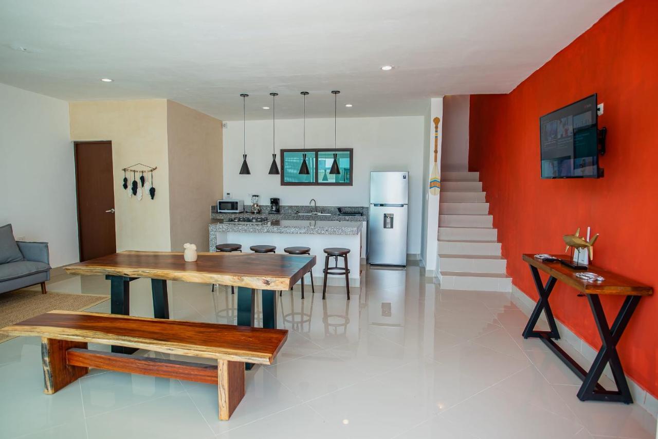 97982 New Modern Villa, Private Pool, High Internet Speed, 2 Blocks From The Beach Chicxulub Ngoại thất bức ảnh