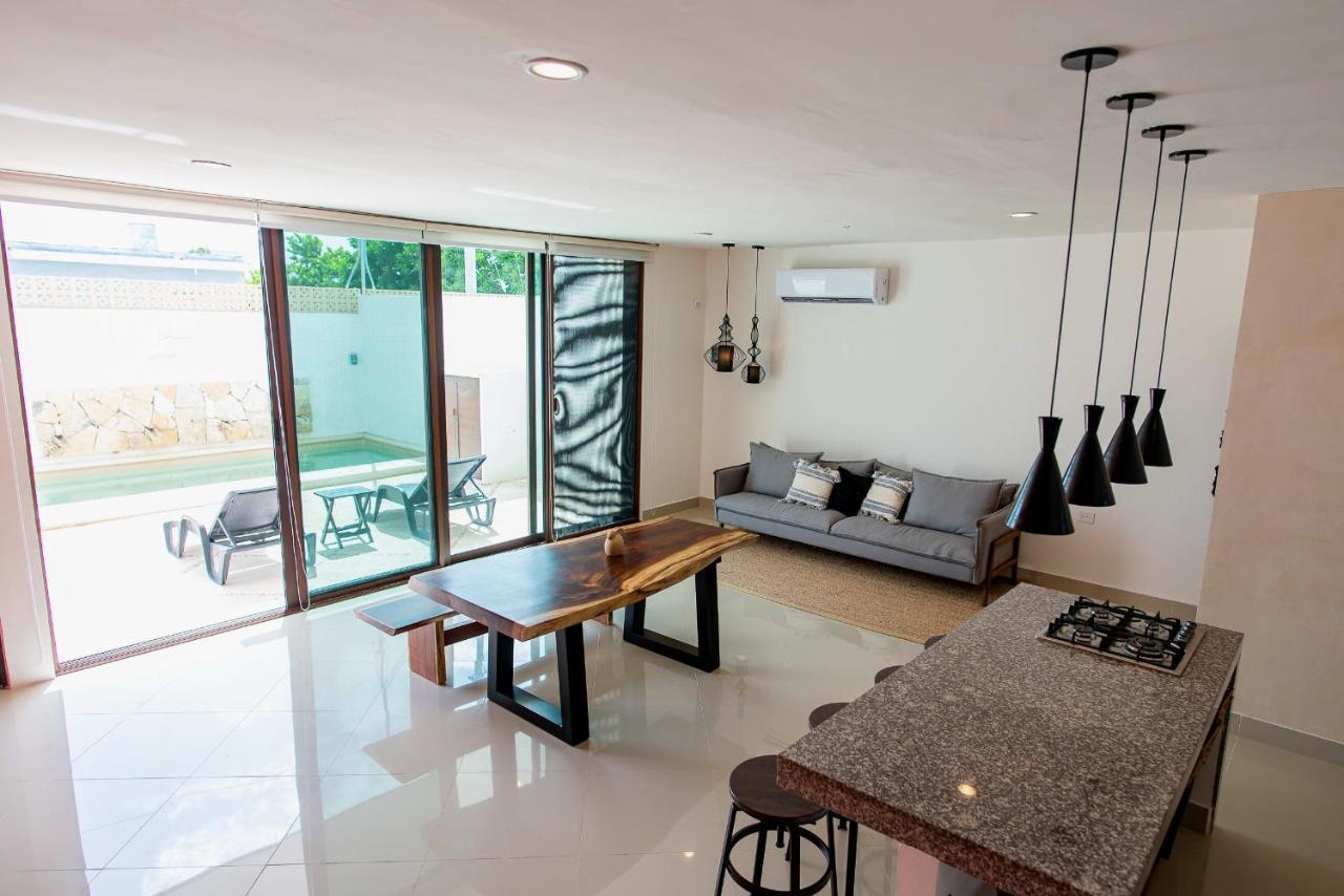 97982 New Modern Villa, Private Pool, High Internet Speed, 2 Blocks From The Beach Chicxulub Ngoại thất bức ảnh