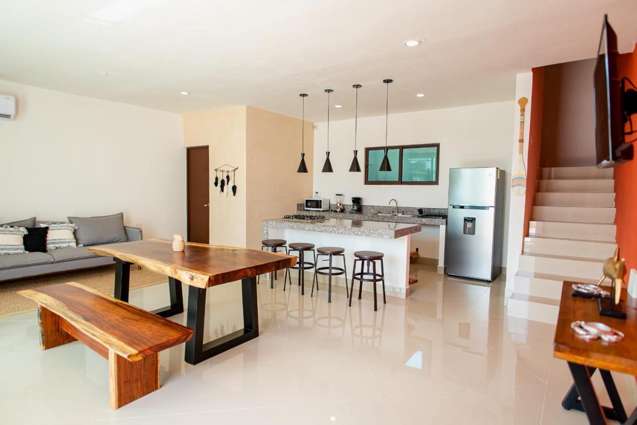 97982 New Modern Villa, Private Pool, High Internet Speed, 2 Blocks From The Beach Chicxulub Ngoại thất bức ảnh